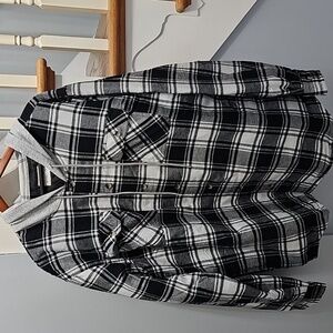 Mens Wrangler Flannel with Hood